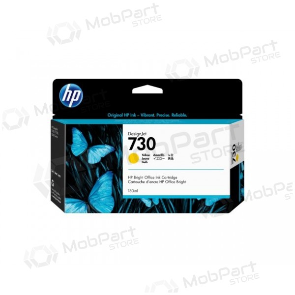 Cartucho de tinta HP 730 (P2V64A), amarillo