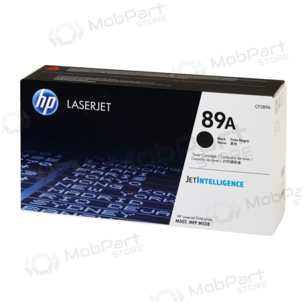 Cartucho de tóner láser HP 89A (CF289A), negro