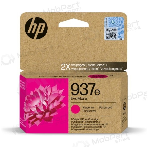 Cartucho de tinta HP 937e EvoMore (4S6W7NE), magenta