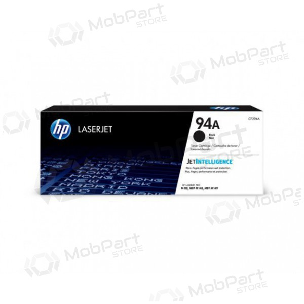 HP 94A (CF294A), cartucho de tóner negro para impresoras láser, 1200 páginas.