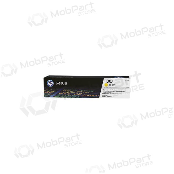 HP 130A (CF352A), cartucho de tóner amarillo para impresoras láser, 1000 páginas.