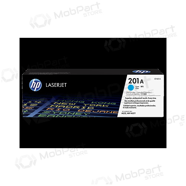 HP No.201A (CF401A), cartucho cian para impresoras láser, 1330 págs.