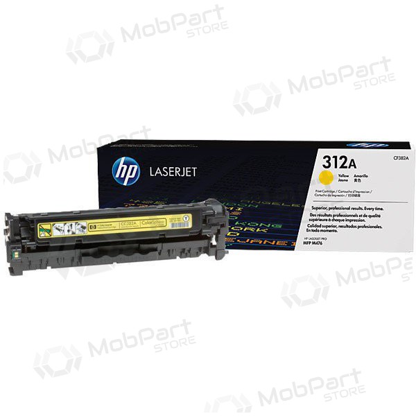 HP No.312A (CF382A), amarillo cartucho para impresoras láser, 2700 paginas.