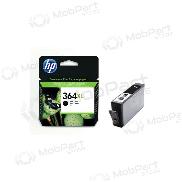 HP No.364 XL (CN684EE) (alt : CB321EE), negro cartucho para impresoras de inyección de tinta, 550 paginas.