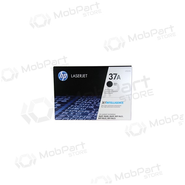 HP No.37A (CF237A), negro cartucho para impresoras láser, 11000 paginas.