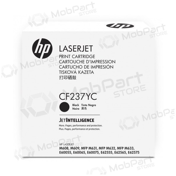 HP No.37X (CF237YC), negro cartucho para impresoras láser, 41000 paginas.