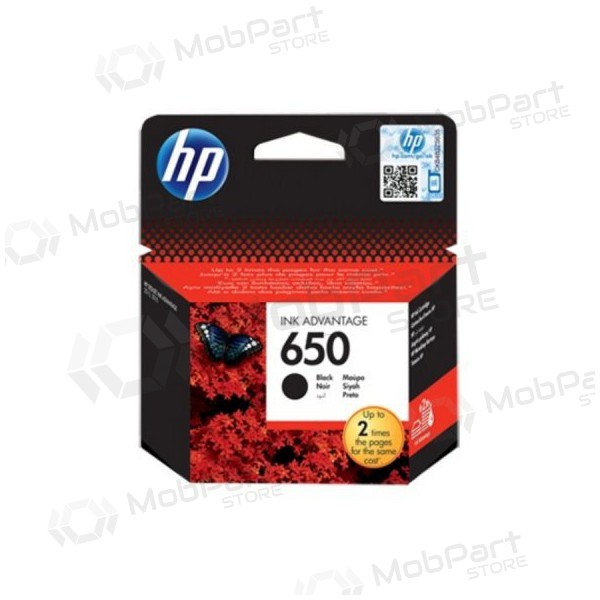 HP No.650 (CZ101AE), cartucho negro para impresoras de inyección de tinta