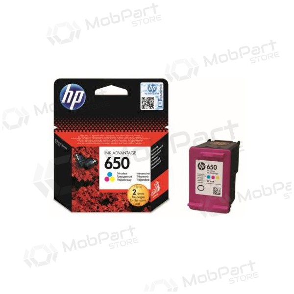 HP No.650 (CZ102AE), cartucho tricolor para impresoras de inyección de tinta