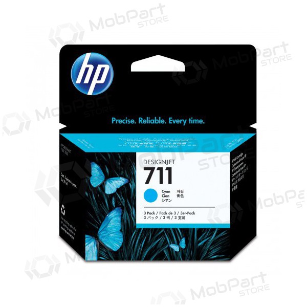 HP N.º 711 (CZ134A), cartucho de tinta cian para impresoras de inyección