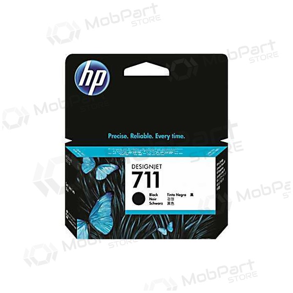HP No.711 LC (CZ129A), cartucho negro para impresoras de inyección de tinta