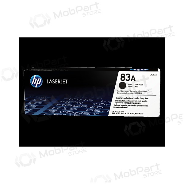 HP Nº 83A (CF283A), cartucho negro para impresoras láser, 1500 páginas.
