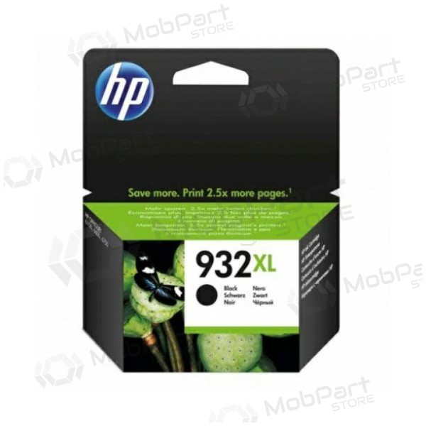Cartucho de tinta negra HP n.º 932 XL (CN053AE) para impresoras de inyección de tinta, 1000 páginas.