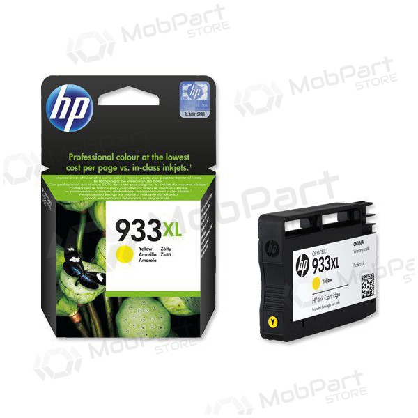 HP No.933 XL (CN056AE), amarillo cartucho para impresoras de inyección de tinta, 825 paginas.