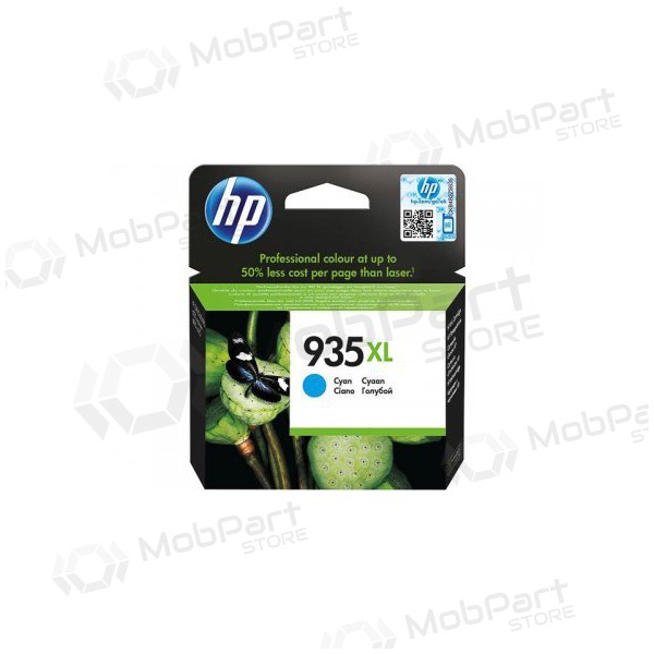 HP No.935XL (C2P24AE), cartucho de tinta cian para impresoras de inyección de tinta, 825 páginas.