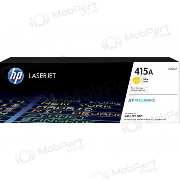 HP (W2032A, 415A), amarillo cartucho para impresoras láser