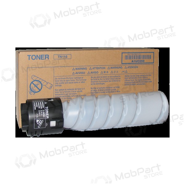 Konica-Minolta TN-116 (A1UC050) 2 unidades, cartucho negro para impresoras láser, 11000 páginas.