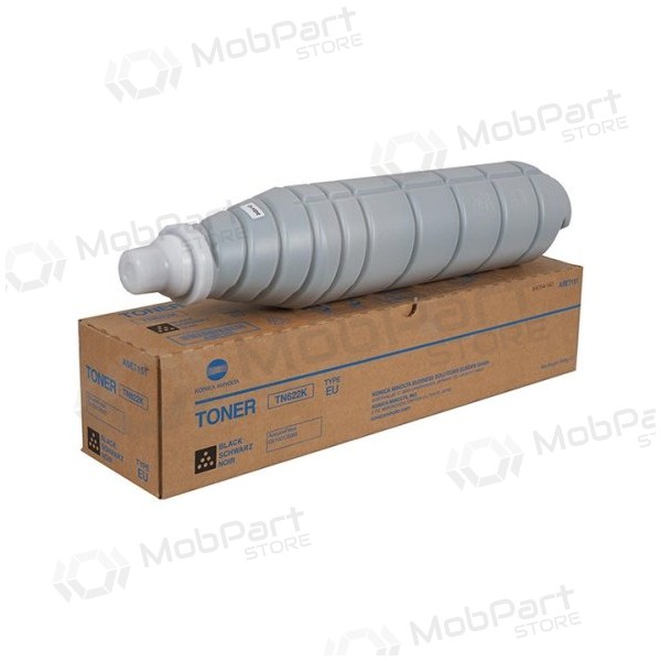 Tóner láser Konica Minolta TN622K (A5E7151), negro