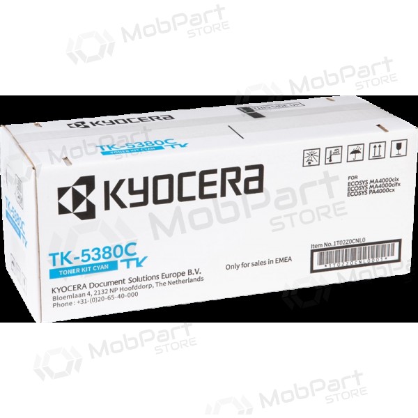 Kyocera TK-5380C (1T02Z0CNL0) Cartucho de tóner láser, cian
