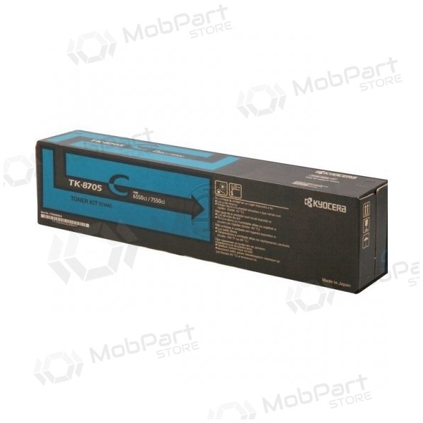 Kyocera TK-8705C (1T02K9CNL0) Cartucho de tóner, cian