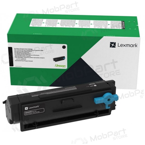 Cartucho de tóner láser Lexmark 55B2X00, negro