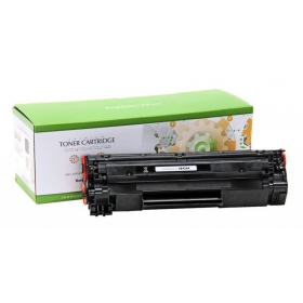 Cartucho compatible Static Control para HP CB435A/ CB436A/ CE285A / Canon CRG 725, universal, negro para impresoras láser, 1500 páginas.