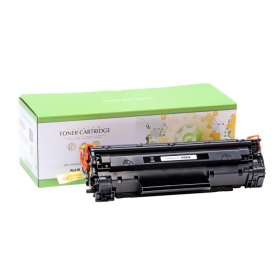 Cartucho de tóner compatible Static Control HP CF283A, negro, para impresoras láser, 1500 páginas.