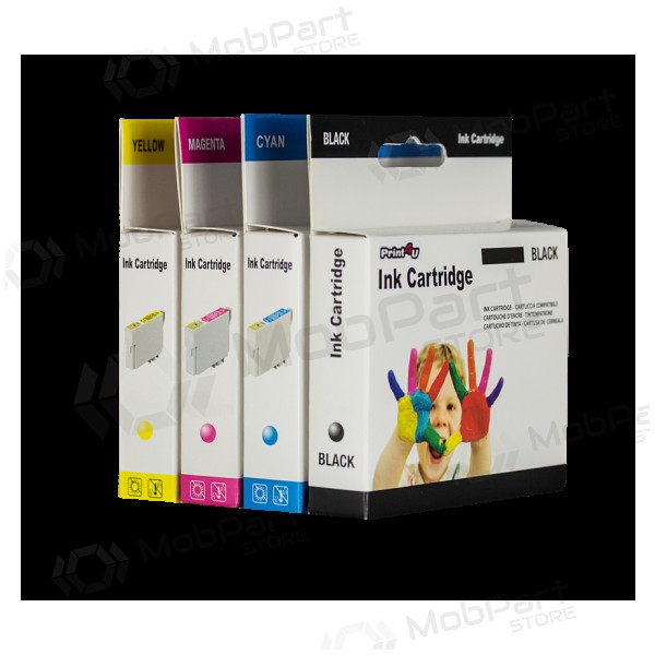 Neoriginal Print4U Canon BCI-21/24, trispalvė cartucho para impresoras de inyección de tinta, 120 paginas.