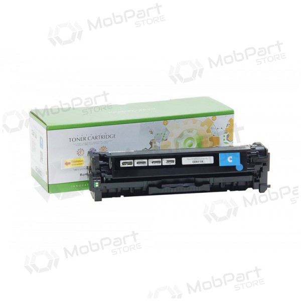 Cartucho de tóner compatible Static Control HP 305A (CE411A), cian, para impresoras láser, 2600 páginas.