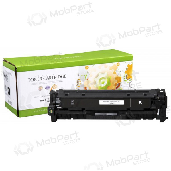 Cartucho de tóner compatible Static Control, HP 312X (CF380X), negro, para impresoras láser, 4400 páginas.
