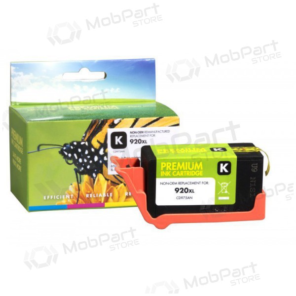 Cartucho compatible Static Control HP 920XL CD975AE, negro, para impresoras de inyección de tinta, 1200 páginas.