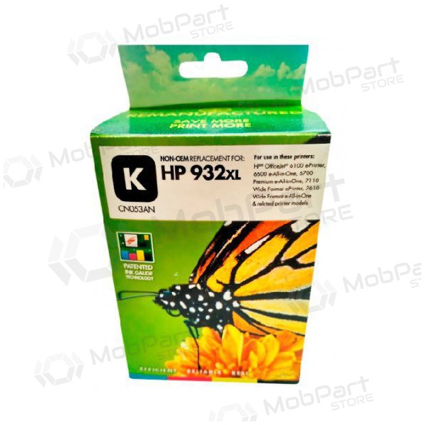 Cartucho de tinta compatible Static Control HP 932XL (CN053AE), negro, para impresoras de inyección de tinta, 1000 páginas.