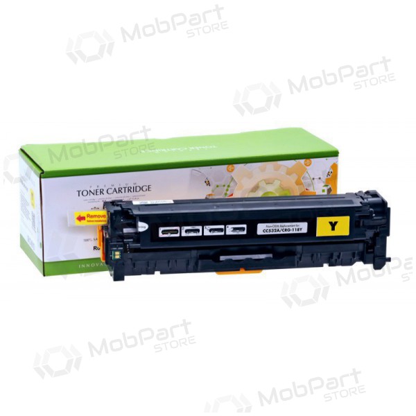 Tóner compatible Static Control HP CC532A IP Safe, amarillo, para impresoras láser, 2.800 páginas.