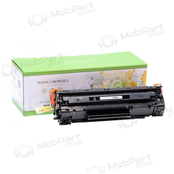 Cartucho de tóner compatible Static Control HP CF283A, negro, para impresoras láser, 1500 páginas.