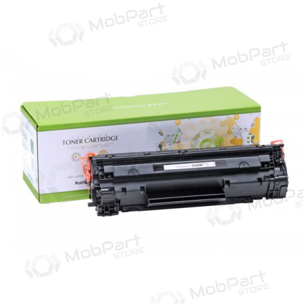Tóner compatible Static Control HP CF283X / Canon CRG-737, negro, para impresoras láser, 2200 páginas.