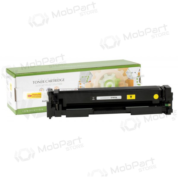 Cartucho de tóner amarillo compatible - Static Control HP CF402A / Canon CRG 045 para impresoras láser, 1400 páginas.