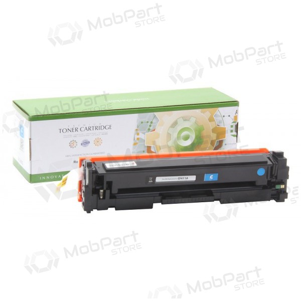 Cartucho de tóner compatible Static Control HP (CF411A) / Canon CRG 046, cian, para impresoras láser, 2300 páginas.