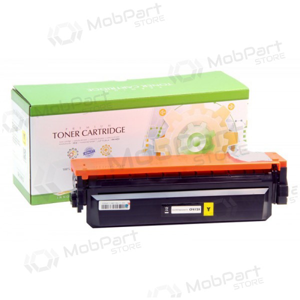 Cartucho de tóner compatible Static Control HP (CF412X) / Canon CRG 046H, amarillo, para impresoras láser, 5000 páginas.