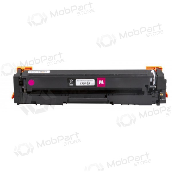 Cartucho de tóner compatible Static Control HP No.203A (CF543A)/Canon CRG-054M con chip nuevo, magenta, para impresoras láser, 1400 páginas.