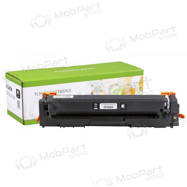 Cartucho compatible Static Control HP No.203X (CF540X)/Canon CRG-054HK, negro, con nuevo chip, para impresoras láser, 3200 páginas.