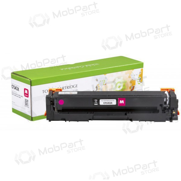 Cartucho compatible Static Control HP No.203X (CF543X)/Canon CRG-054HM, magenta, con chip nuevo, para impresoras láser, 2500 páginas.