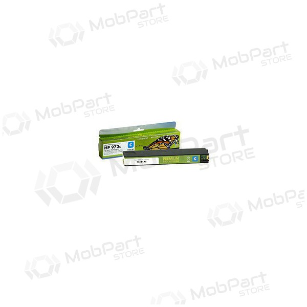 Cartucho compatible Static Control HP No.973X (F6T81AE) cian con nuevo chip, para impresoras de inyección de tinta, 7000 páginas.