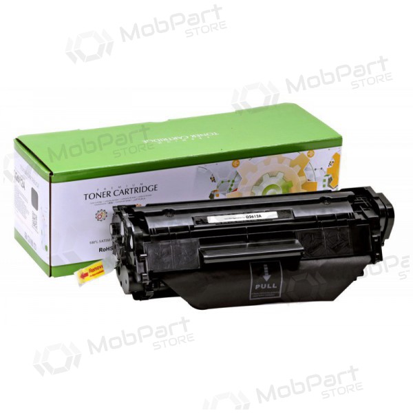 Cartucho compatible Static Control HP Q2612A/CRG103/303/703/FX-10, negro para impresoras láser, 2000 páginas.