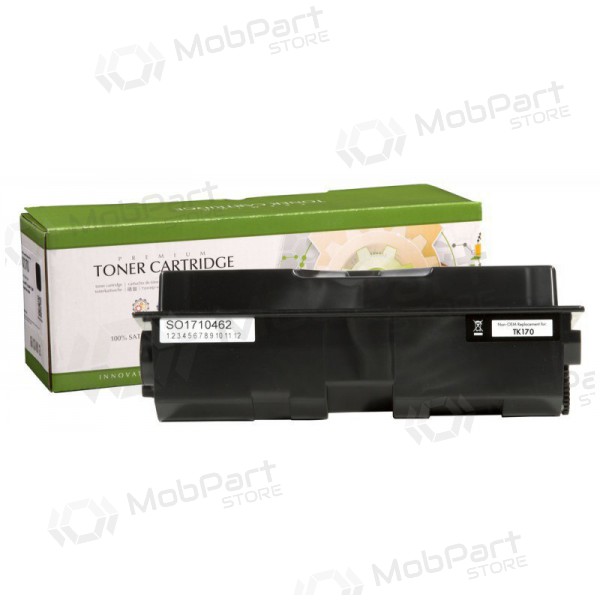 Cartucho compatible Static Control Kyocera TK-170, negro, para impresoras láser, 7200 páginas.
