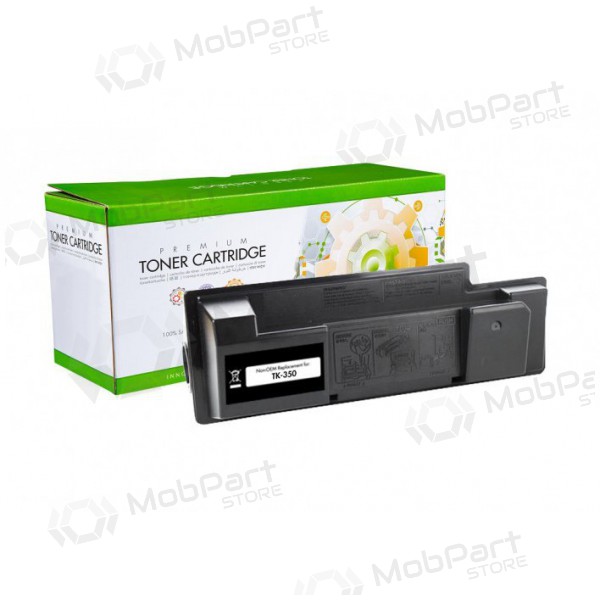 Tóner compatible negro Static Control Kyocera TK-350 para impresoras láser, 15000 páginas.