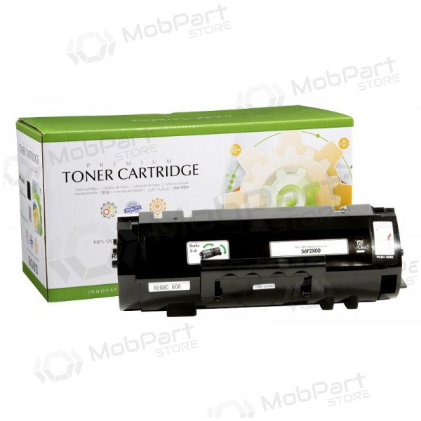 Cartucho de tóner compatible Static Control Lexmark 562X (56F2X00), negro, para impresoras láser, 20000 páginas.