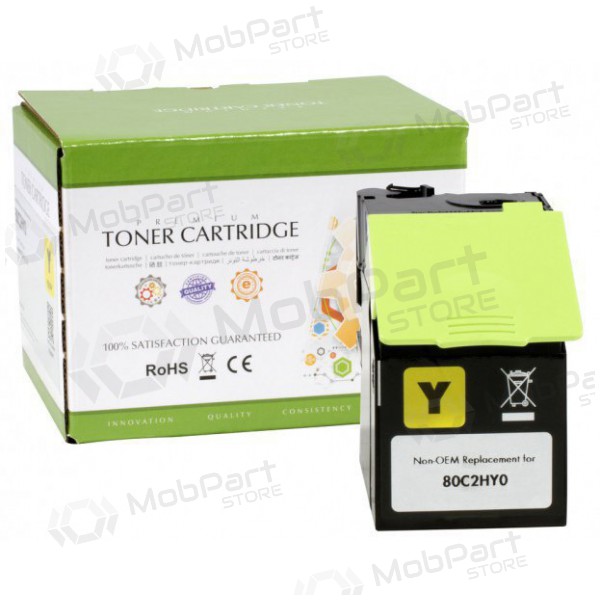 Neoriginal Static Control Lexmark 802HY (80C2HY0), amarillo cartucho para impresoras láser, 3000 paginas.