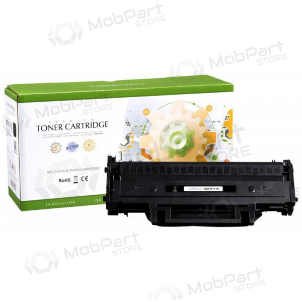 Cartucho de tóner compatible Static Control Samsung MLT-D111S (SU810A) con nuevo chip, negro, para impresoras láser, 1000 páginas.