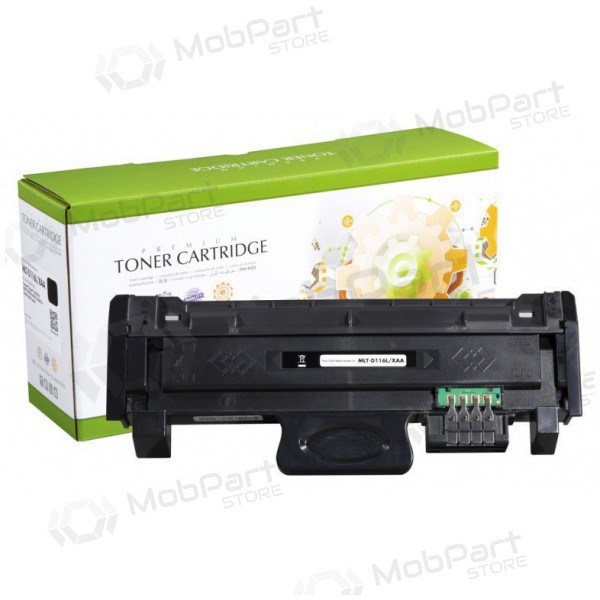 Cartucho de tóner compatible Static Control para Samsung MLT-D116L (SU828A), negro, para impresoras láser, 3000 páginas.