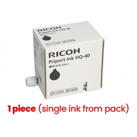 Cartucho de tinta Ricoh Priport HQ-40 (817225), negro (1 unidad)