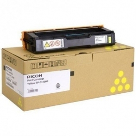 Ricoh SPC310HE (407635) Cartucho de tóner láser, Amarillo